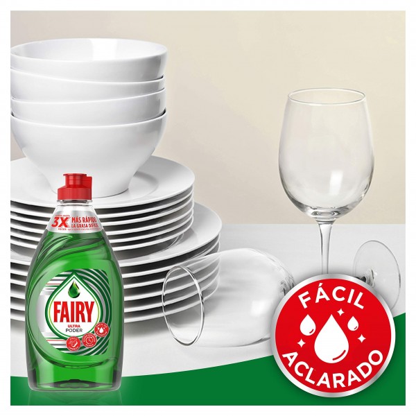 Fairy lavavajillas Ultra Poder 2x650ml PROMO