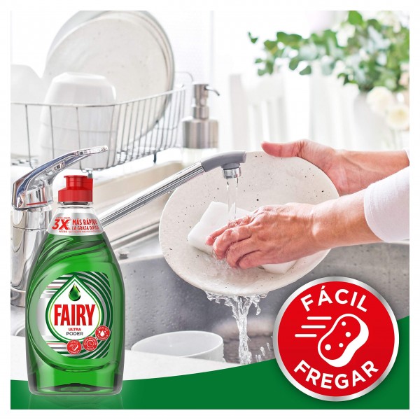 Fairy lavavajillas Ultra Poder 2x650ml PROMO