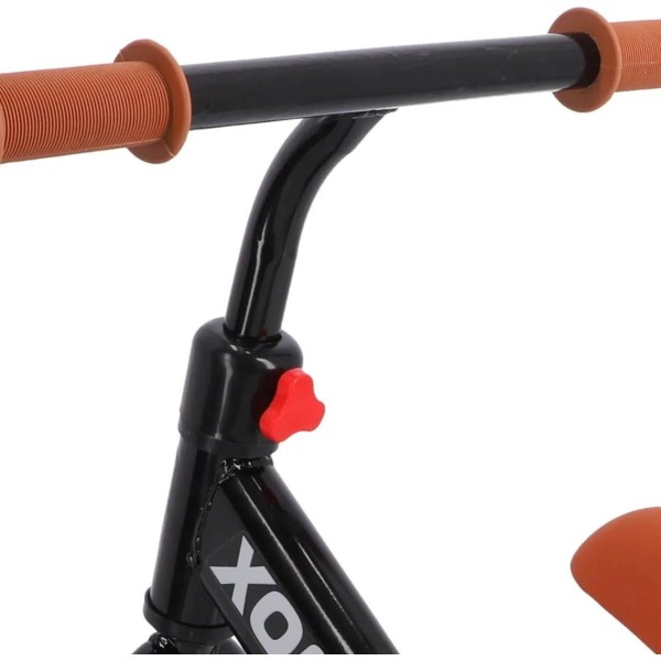 Bicicleta de equilibrio y aprendizaje para niños, negra, máx 40 kg