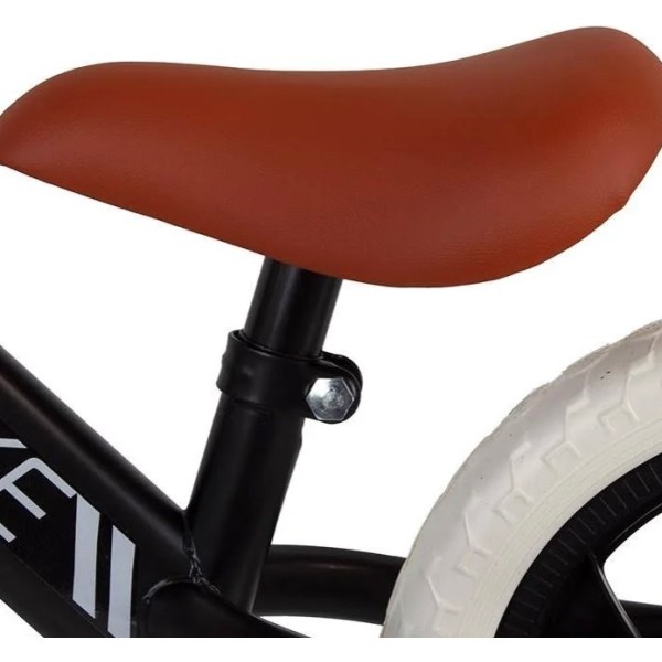 Bicicleta de equilibrio y aprendizaje para niños, negra, máx 40 kg