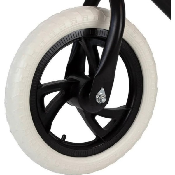 Bicicleta de equilibrio y aprendizaje para niños, negra, máx 40 kg