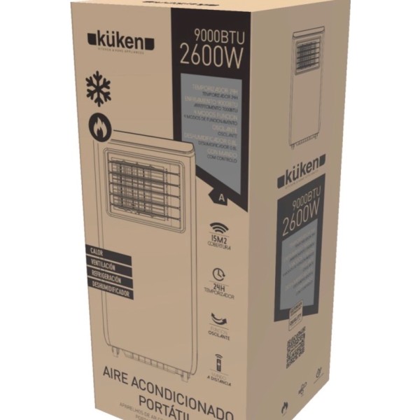 Aire acondicionado portatil  9000btu