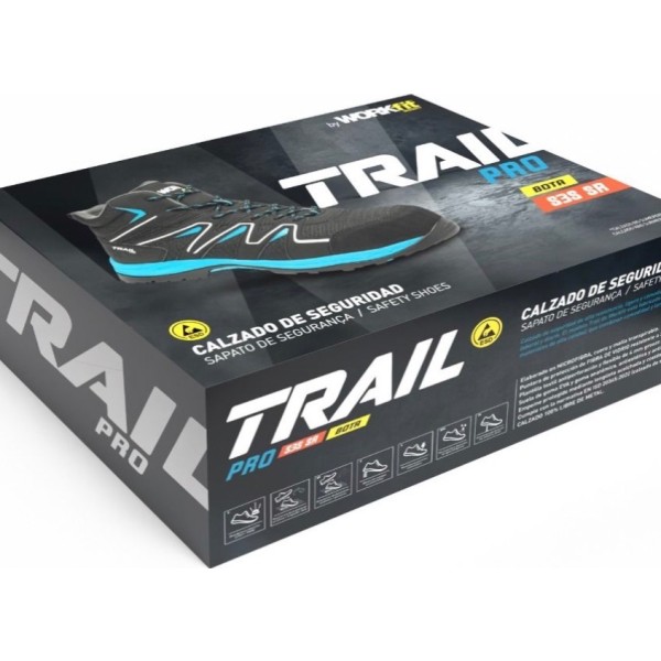 Bota trail pro azul s3 42